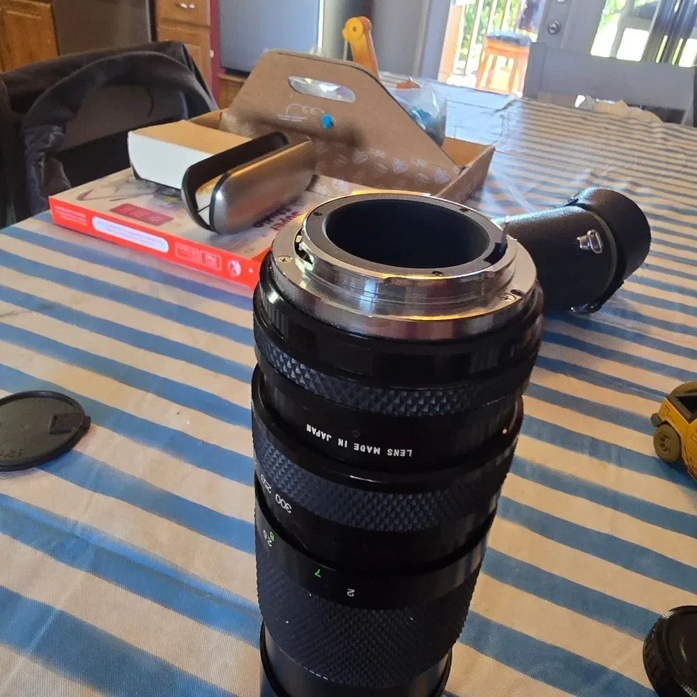 Vintage Soligor MC 100–300mm f/5 Telephoto Zoom Lens Made in Japan
